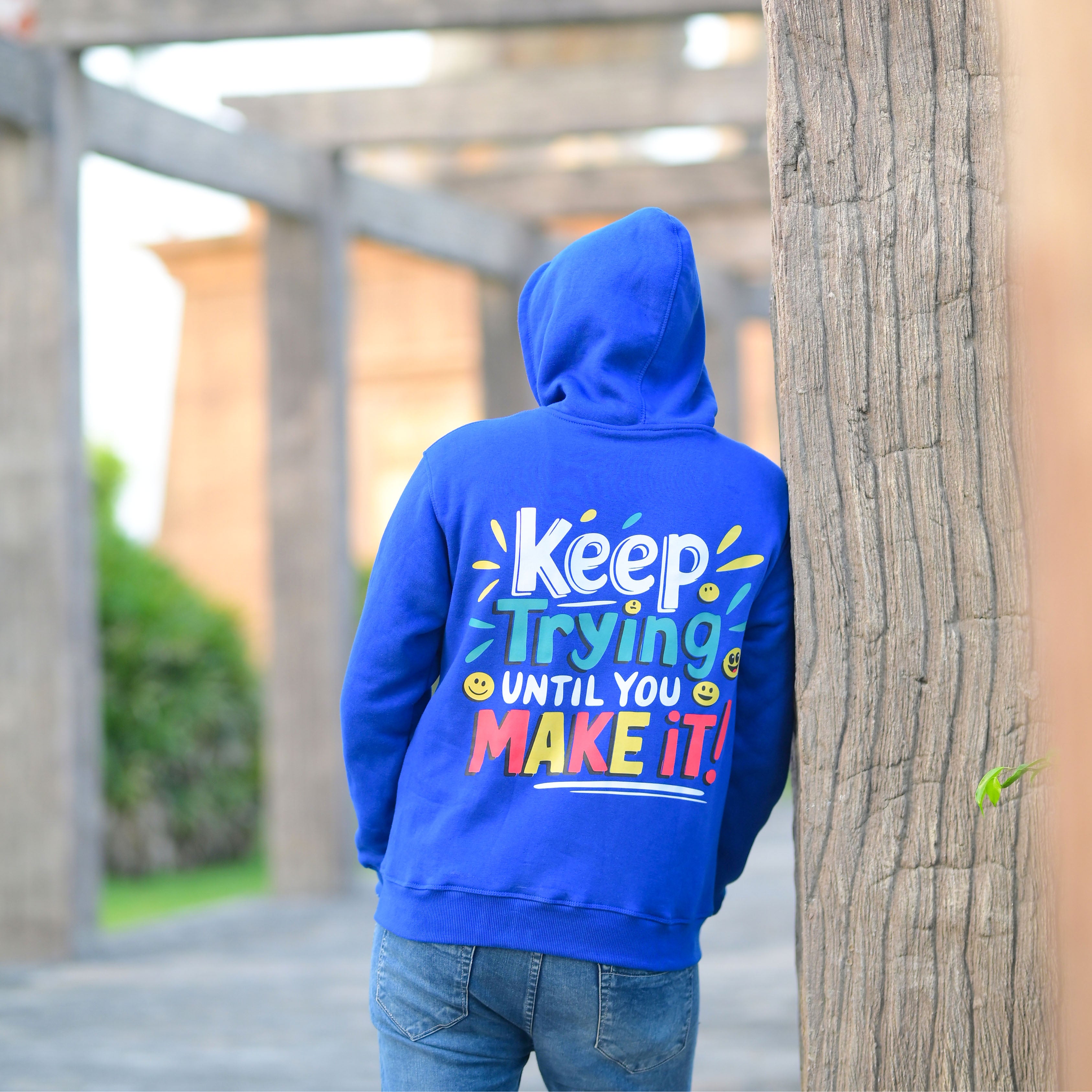Zipper Hoodie (Keep Trying)
