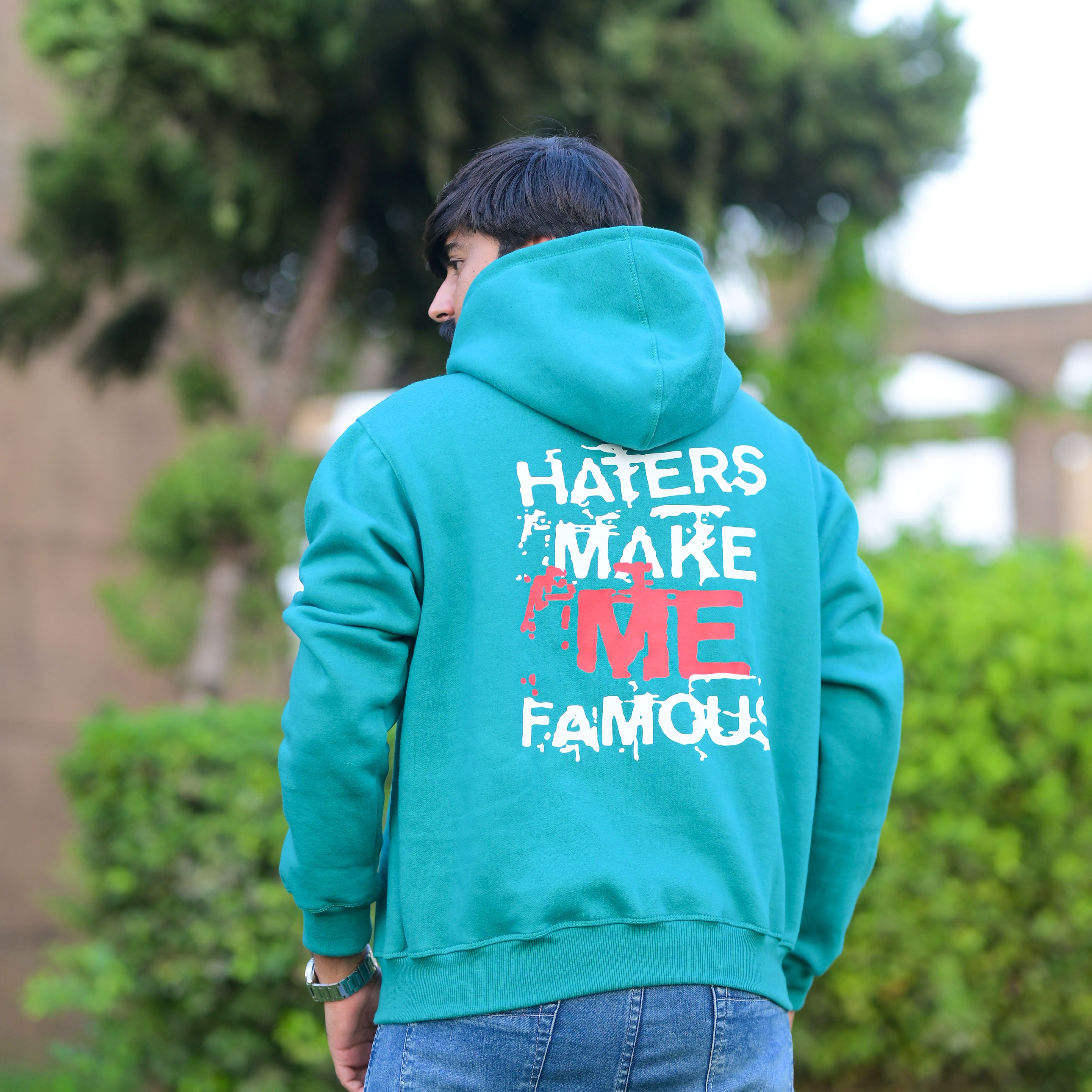 Zipper Hoodie (Haters make me famous)