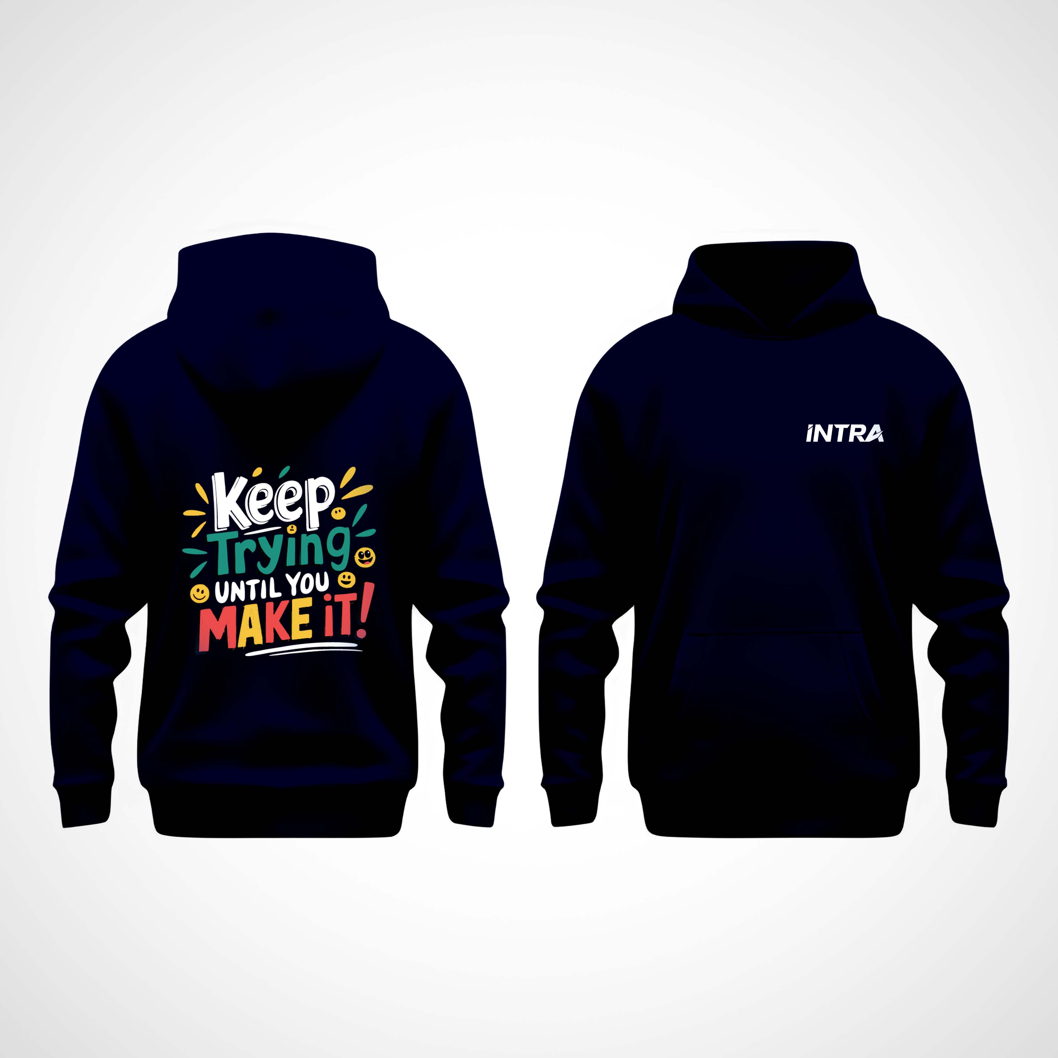 Zipper Hoodie (Keep Trying)