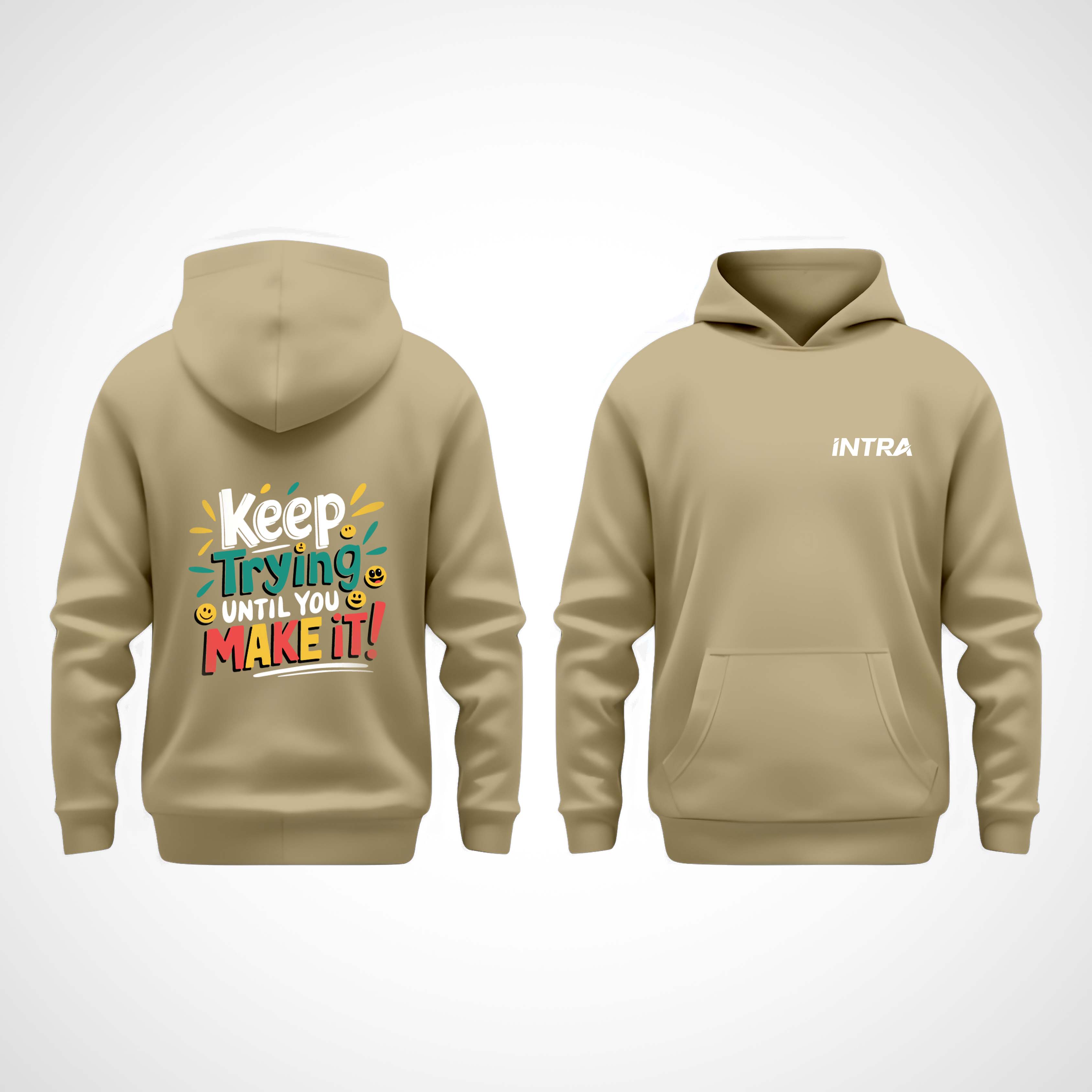 Zipper Hoodie (Keep Trying)